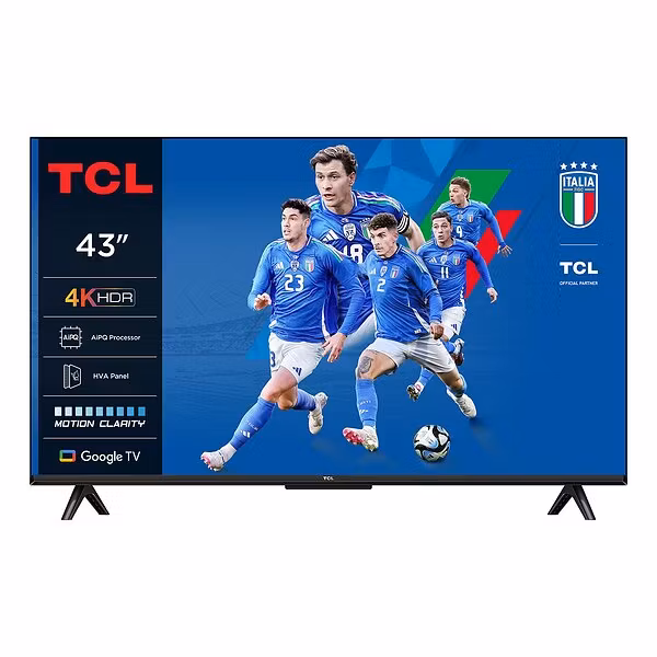 TCL P6K 43P6K TV 43" 4K Ultra HD Smart TV Wi-Fi Metallic