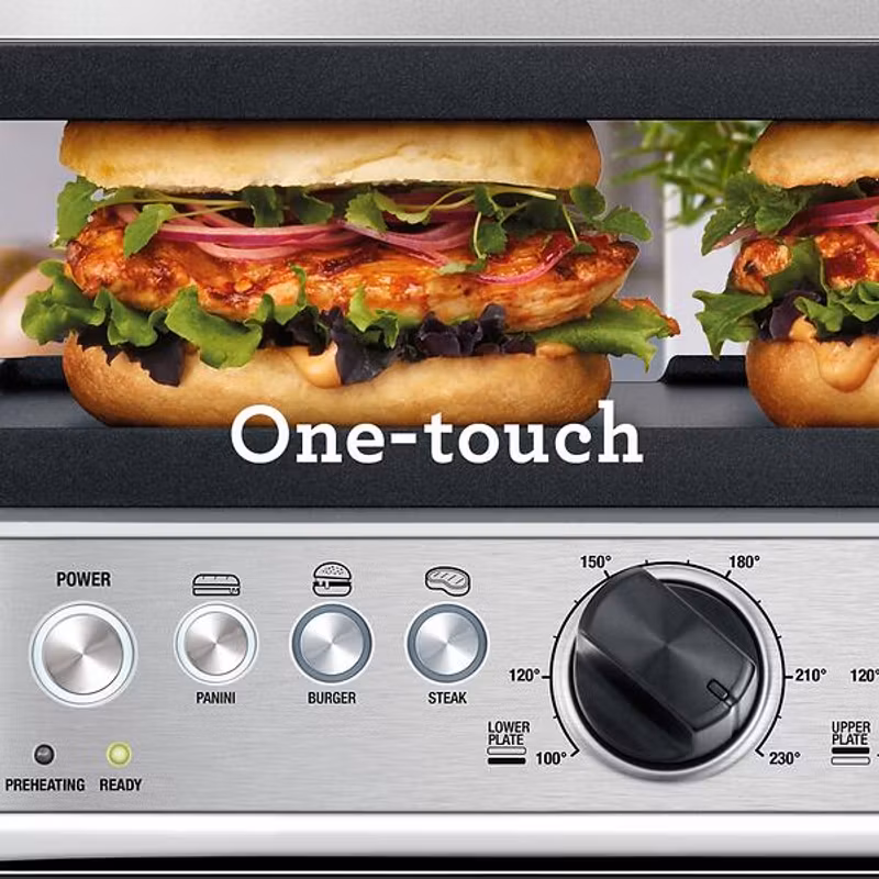 Sage SGR700BSS4EEU1 BBQ & Press grill Borstat rostfritt stål