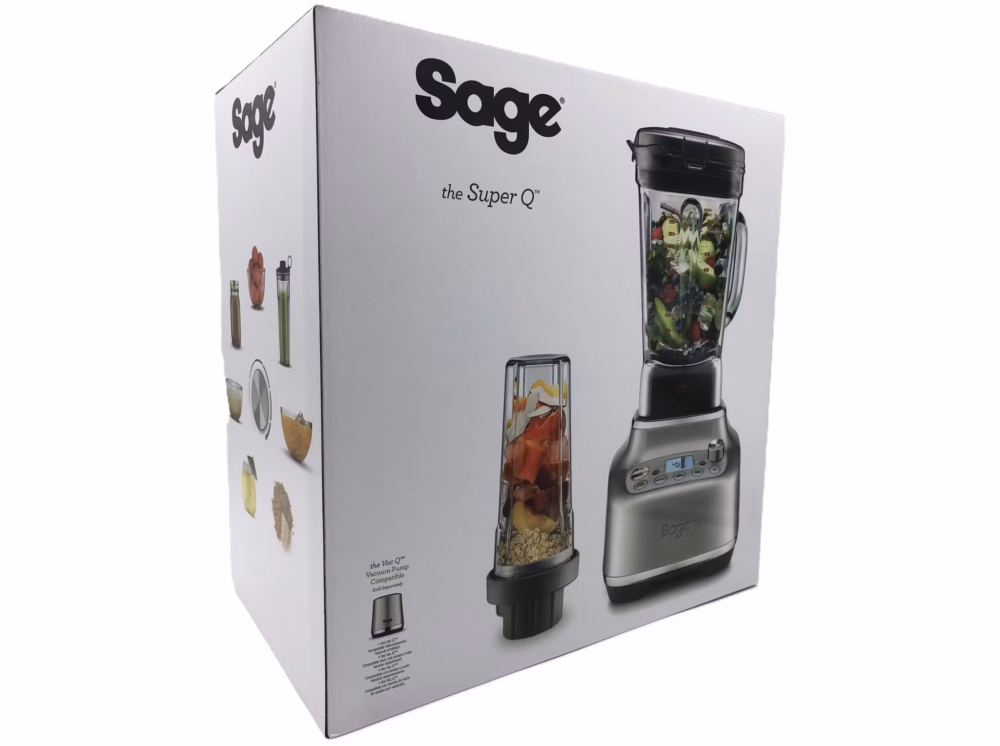 Sage SBL920BSS2EEU1 the Super Q blender i borstat rostfritt stål