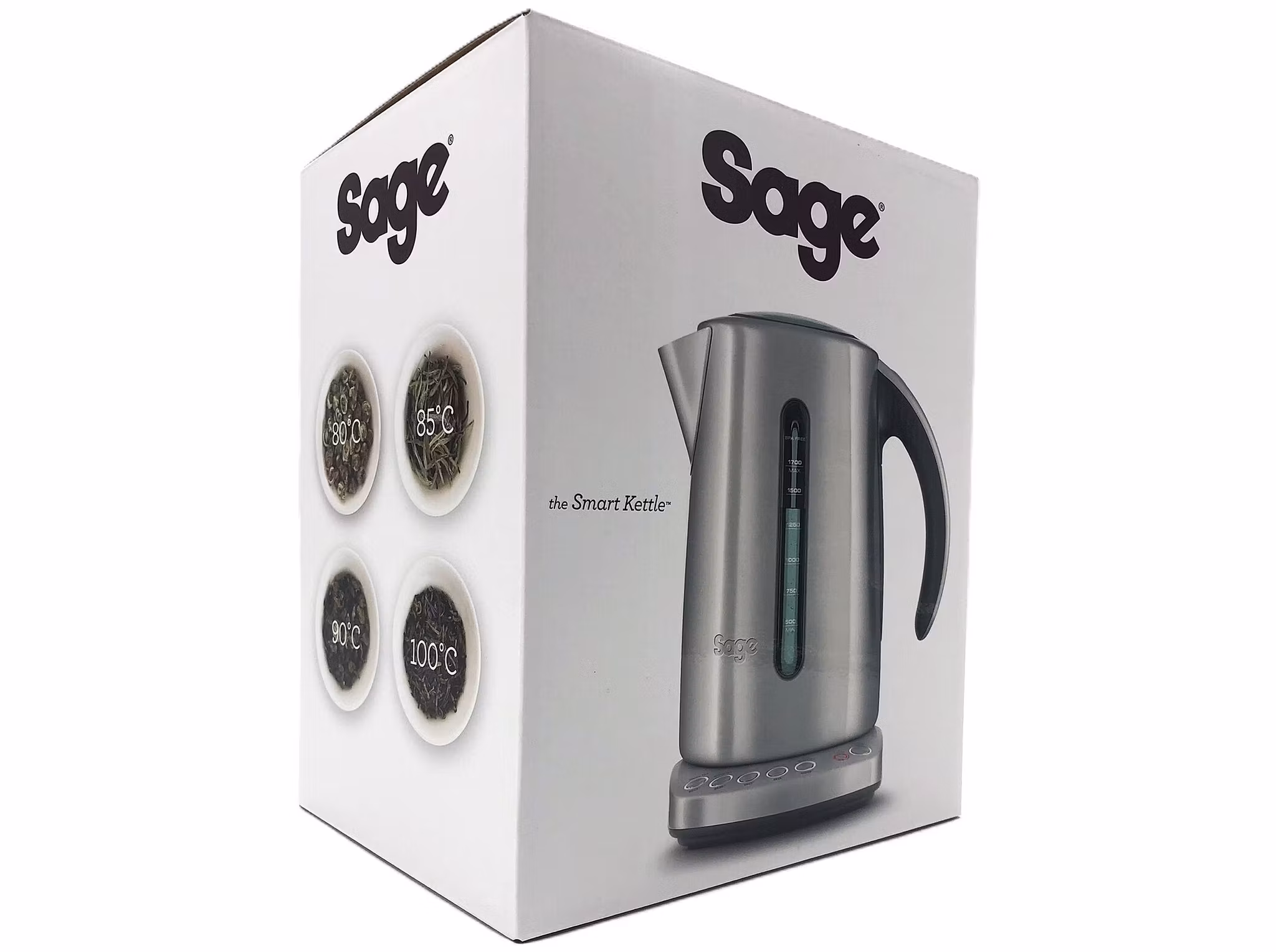 Sage the Smart Kettle vattenkokare 1,7 liter 2,4 kW borstat rostfritt stål