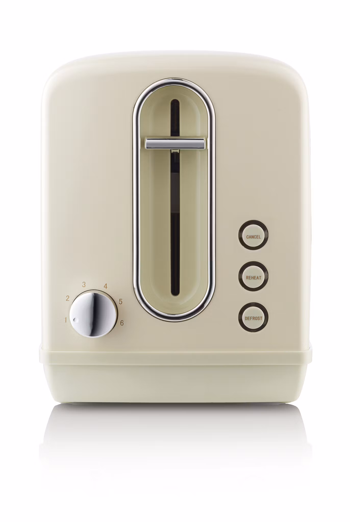 Gorenje T1100CLI brödrost 2 skivor 1100 W Champagne