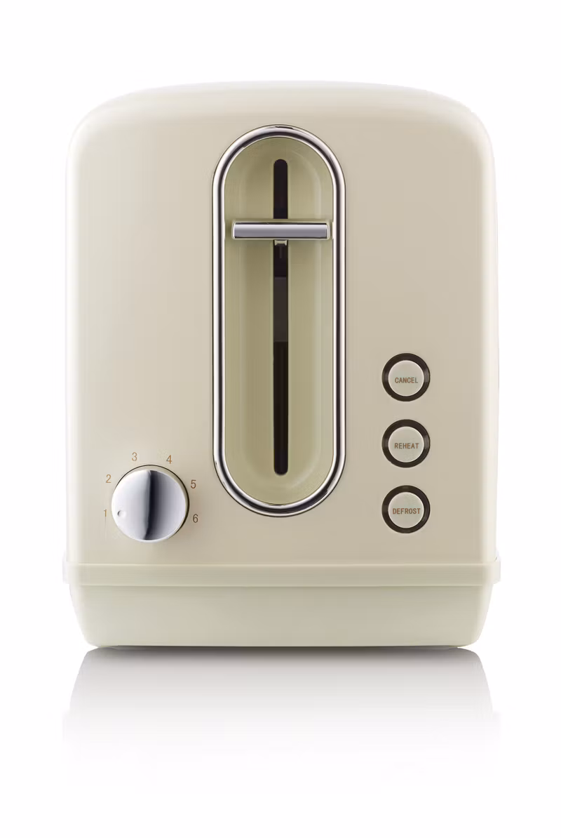 Gorenje T1100CLI brödrost 2 skivor 1100 W Champagne