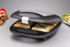 Rommelsbacher smörgåsgrill ST 1410 svart/silver