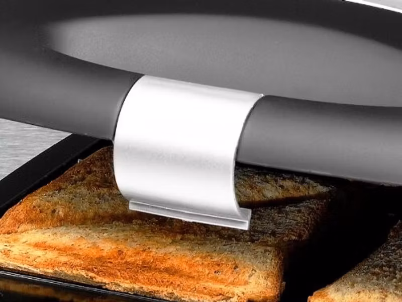 Rommelsbacher smörgåsgrill ST 1410 svart/silver