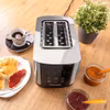 Rommelsbacher brödrost Sunny TO 850 (rostfritt stål/svart, 800 watts, för 2 skivor toast)