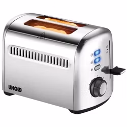 Unold 2er Retro brödrost 2 skivor 750 W rostfritt stål