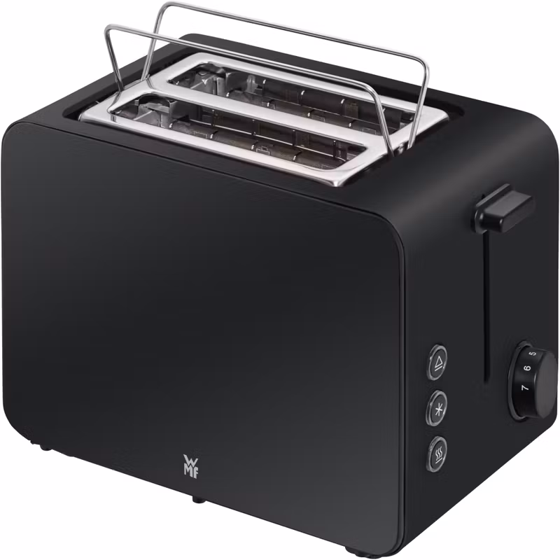WMF Stelio 0414210071 brödrost, 2 skivor, 1050 W, svart