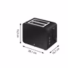 WMF Stelio 0414210071 brödrost, 2 skivor, 1050 W, svart