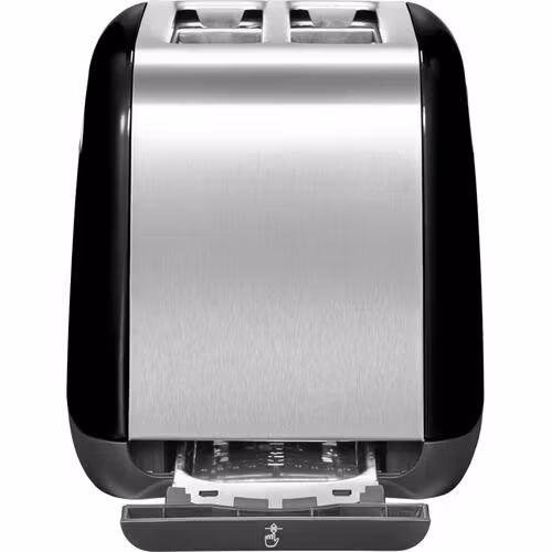 KitchenAid 5KMT2115EOB brödrost 2 skivor 1100 W svart, rostfritt stål
