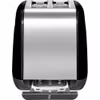 KitchenAid 5KMT2115EOB brödrost 2 skivor 1100 W svart, rostfritt stål