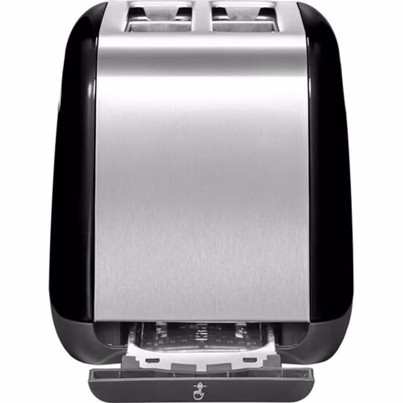KitchenAid 5KMT2115EOB brödrost 2 skivor 1100 W svart, rostfritt stål