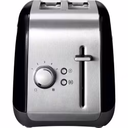 KitchenAid 5KMT2115EOB brödrost 2 skivor 1100 W svart, rostfritt stål