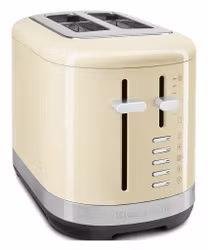 KitchenAid 5KMT2109EAC brödrost 2 skivor 980 W svart, crème, rostfritt stål