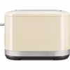 KitchenAid 5KMT2109EAC brödrost 2 skivor 980 W svart, crème, rostfritt stål