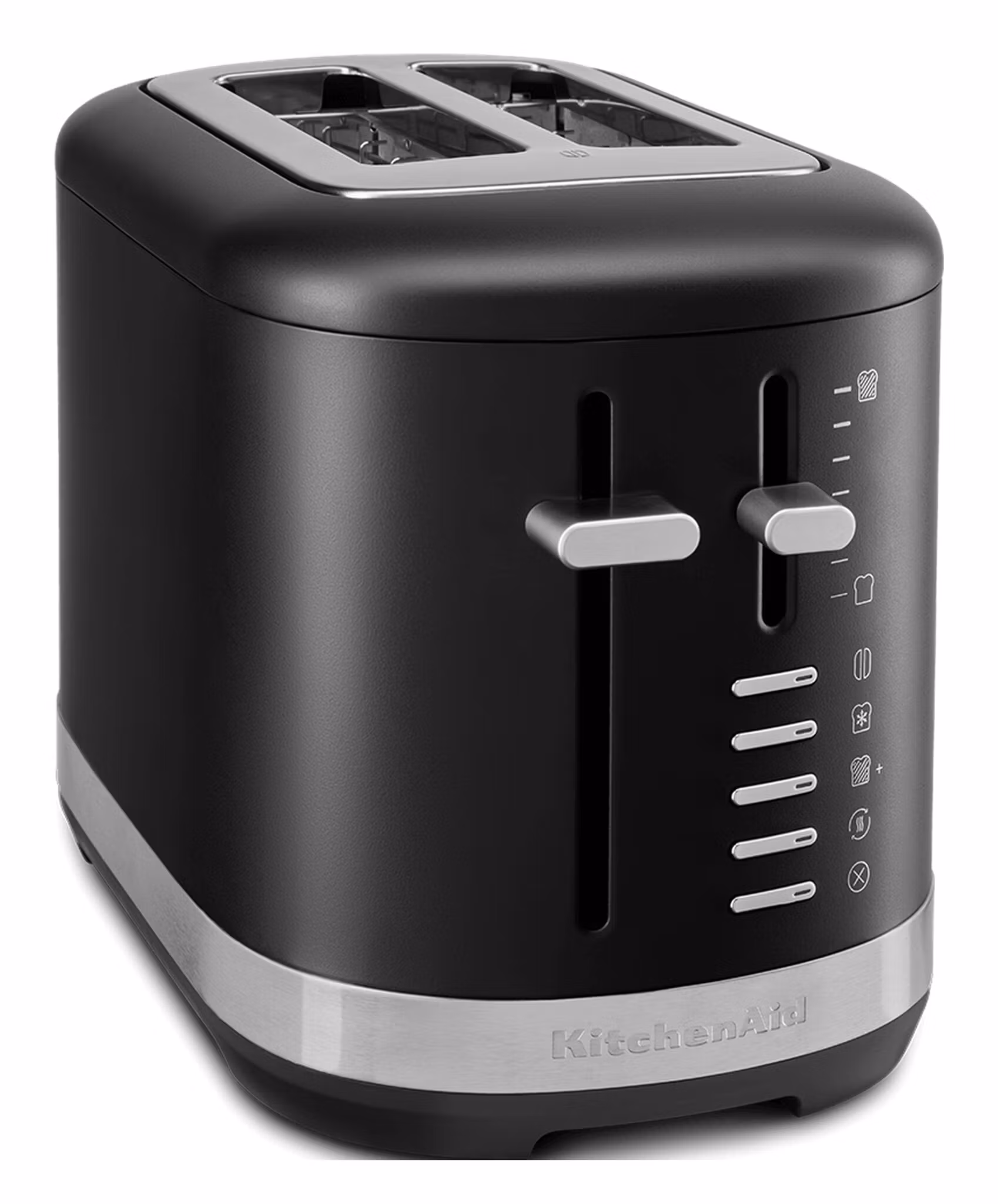 KitchenAid 5KMT2109EBM brödrost 2 skivor 980 W svart, rostfritt stål