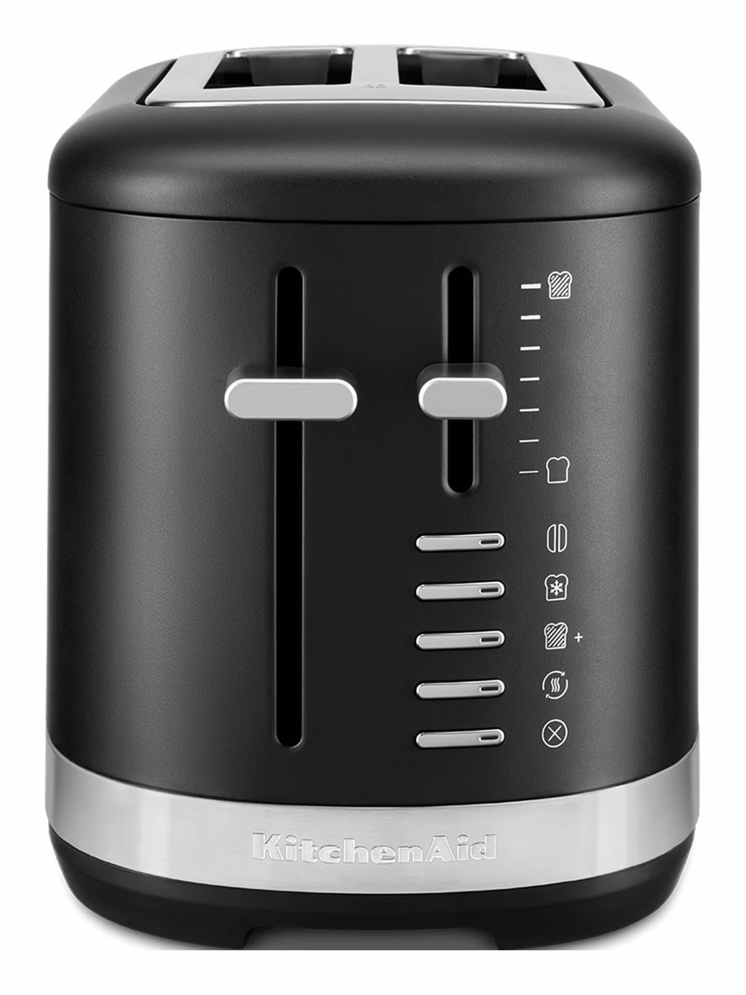 KitchenAid 5KMT2109EBM brödrost 2 skivor 980 W svart, rostfritt stål