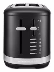 KitchenAid 5KMT2109EBM brödrost 2 skivor 980 W svart, rostfritt stål