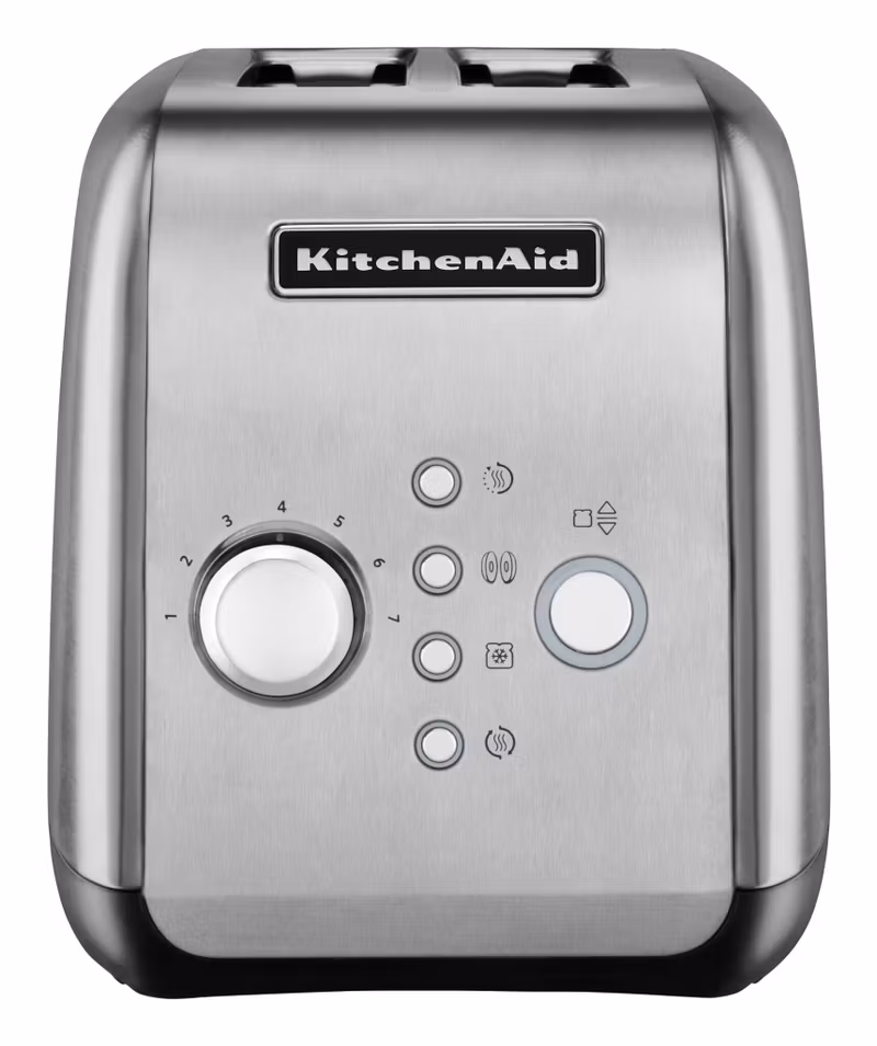 KitchenAid 5KMT221ESX brödrost 2 skivor 1100 W rostfritt stål