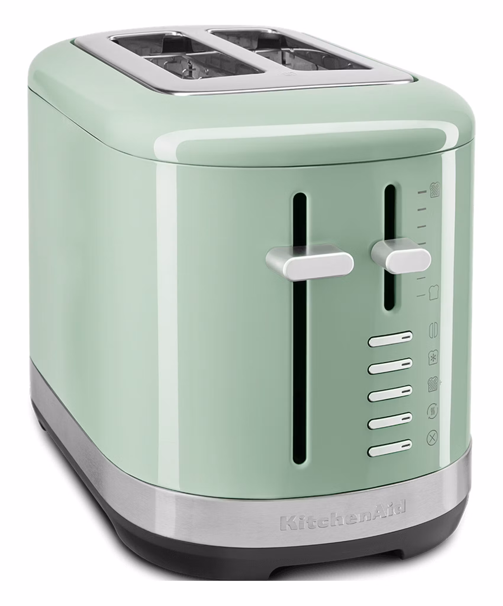 KitchenAid 5KMT2109EPT brödrost 2 skivor 980 W svart, grön, rostfritt stål