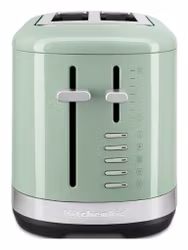 KitchenAid 5KMT2109EPT brödrost 2 skivor 980 W svart, grön, rostfritt stål