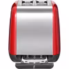 KitchenAid 5KMT221EER brödrost 2 skivor 1100 W röd, rostfritt stål