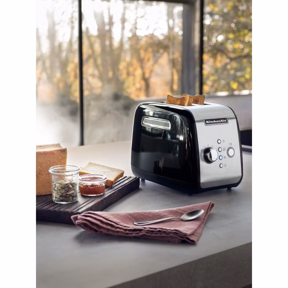 KitchenAid 5KMT221EOB 7 2 skivor 1100 W Svart, Rostfritt stål