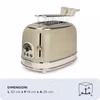 Ariete 0155/03 6 2 skivor 810 W Beige