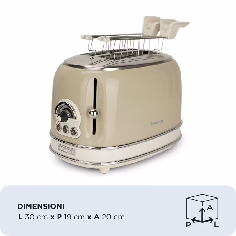 Ariete 0155/03 6 2 skivor 810 W Beige