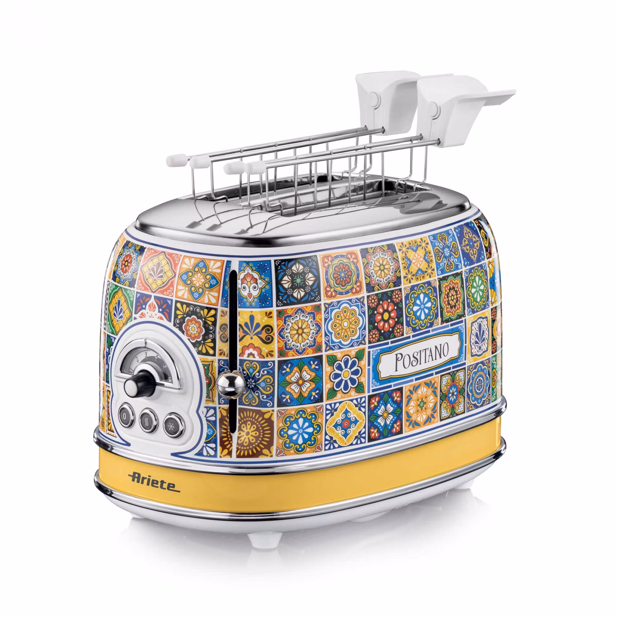 Ariete 0155/0P brödrost 2 skivor 810 W blå, gul