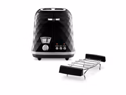 De’Longhi Brilliante brödrost 2 skivor 900 W svart