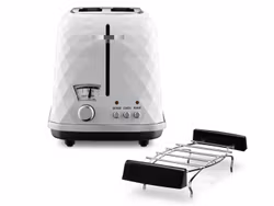 De’Longhi CTJ 2103.W brödrost 2 skivor 900 W svart, vit
