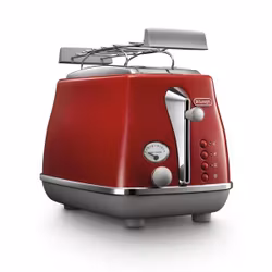 De’Longhi Icona Capitals 6 2-skivors brödrost 900 W Röd