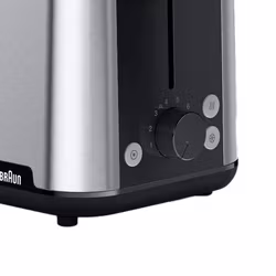 Braun HT101BI-HT1510BK brödrost 2 skivor 900 W svart, rostfritt stål