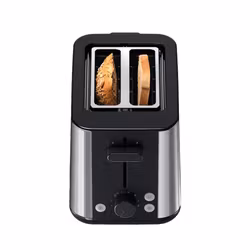Braun HT101BI-HT1510BK brödrost 2 skivor 900 W svart, rostfritt stål