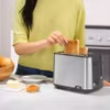 Braun HT101BI-HT1510BK brödrost 2 skivor 900 W svart, rostfritt stål