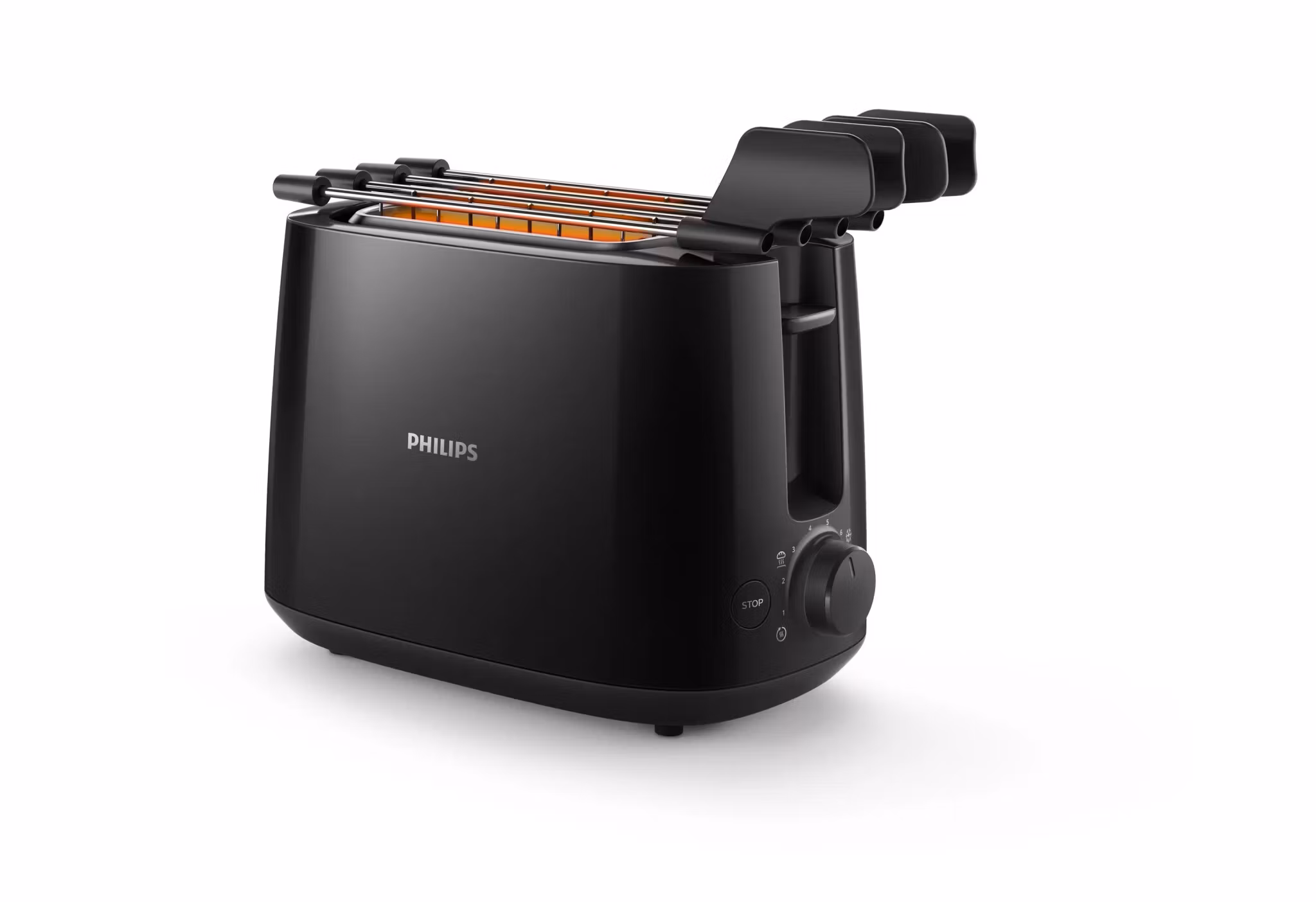 Philips Daily Collection HD2583/90 brödrost 8 skivor 600 W svart