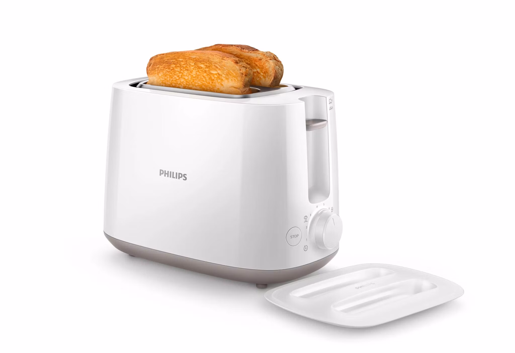 Philips Daily Collection HD2582/00 brödrost 8 2 skivor 800 W Vit