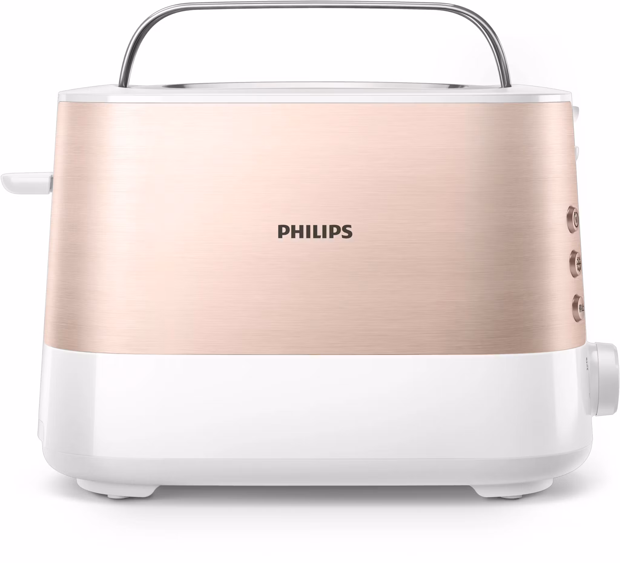Philips Viva Collection HD2638/11 brödrost 7 2 skivor 950 W roséguld, vit