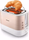 Philips Viva Collection HD2638/11 brödrost 7 2 skivor 950 W roséguld, vit