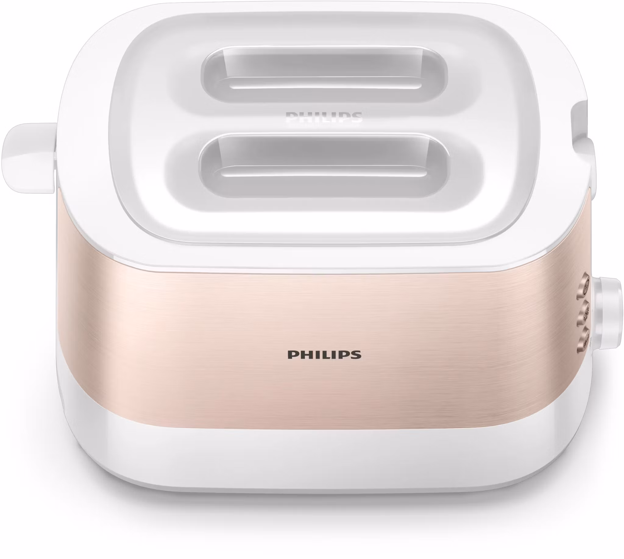 Philips Viva Collection HD2638/11 brödrost 7 2 skivor 950 W roséguld, vit