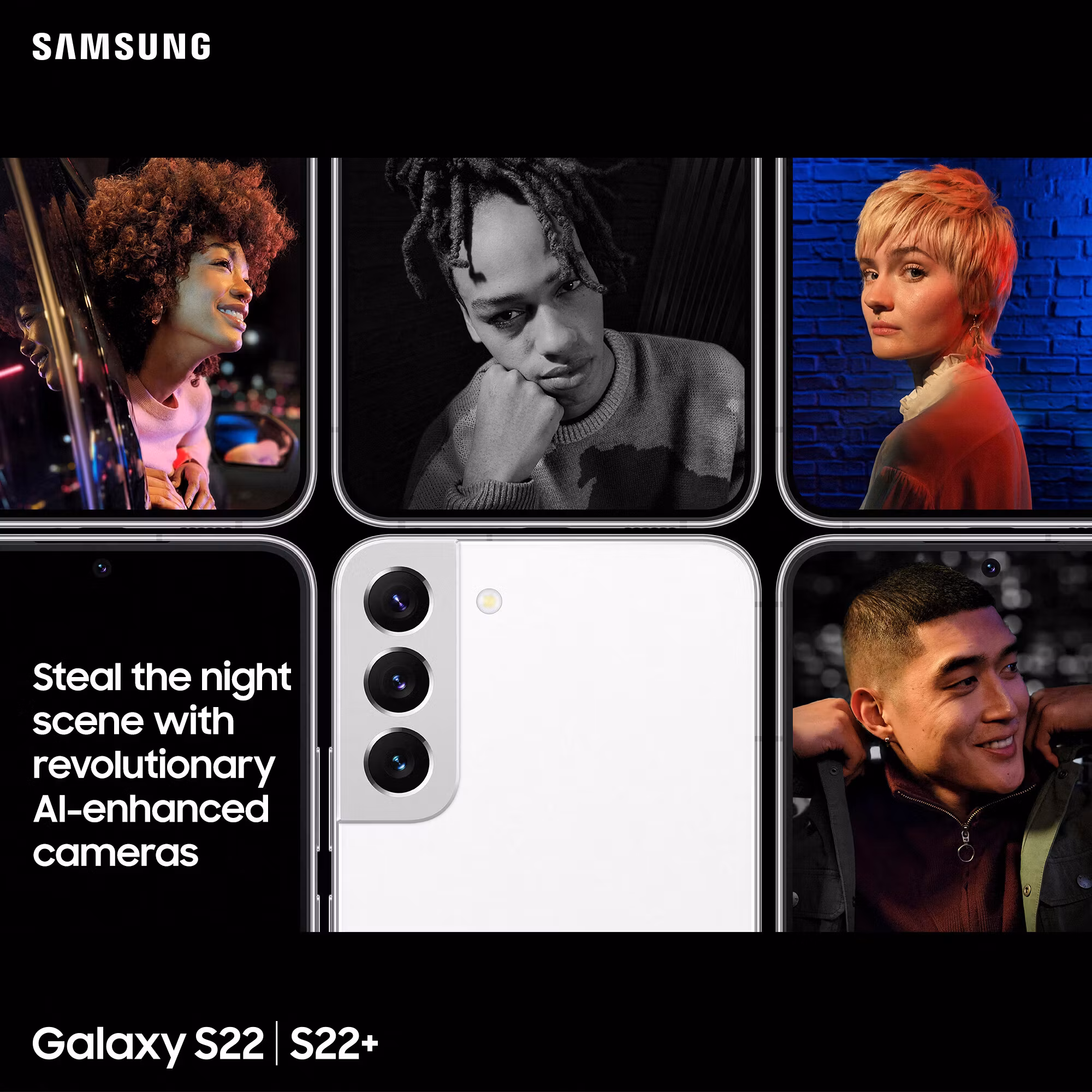 Samsung Galaxy S22 Enterprise Edition SM-S901B 15,5 cm (6,1") Dual SIM Android 12 5G USB Type-C 8 GB 128 GB 3700 mAh Black