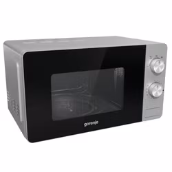 Gorenje MO20E1S svart, rostfritt stål Solo-mikrovågsugn för montering över spis 20 L 800 W
