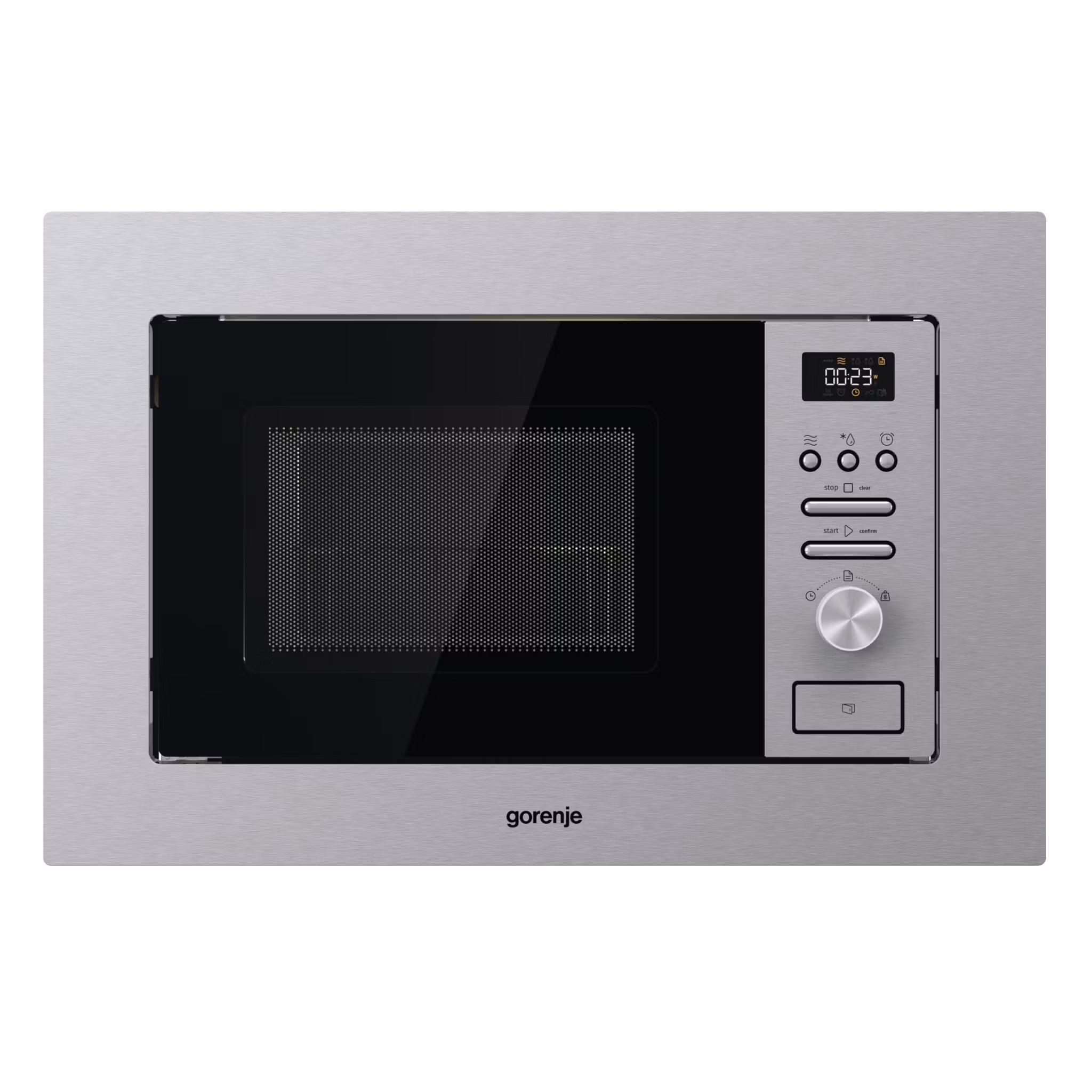 Gorenje BMI201AG1X Inbyggd kombinationsmikrovågsugn i rostfritt stål 20 L 800 W