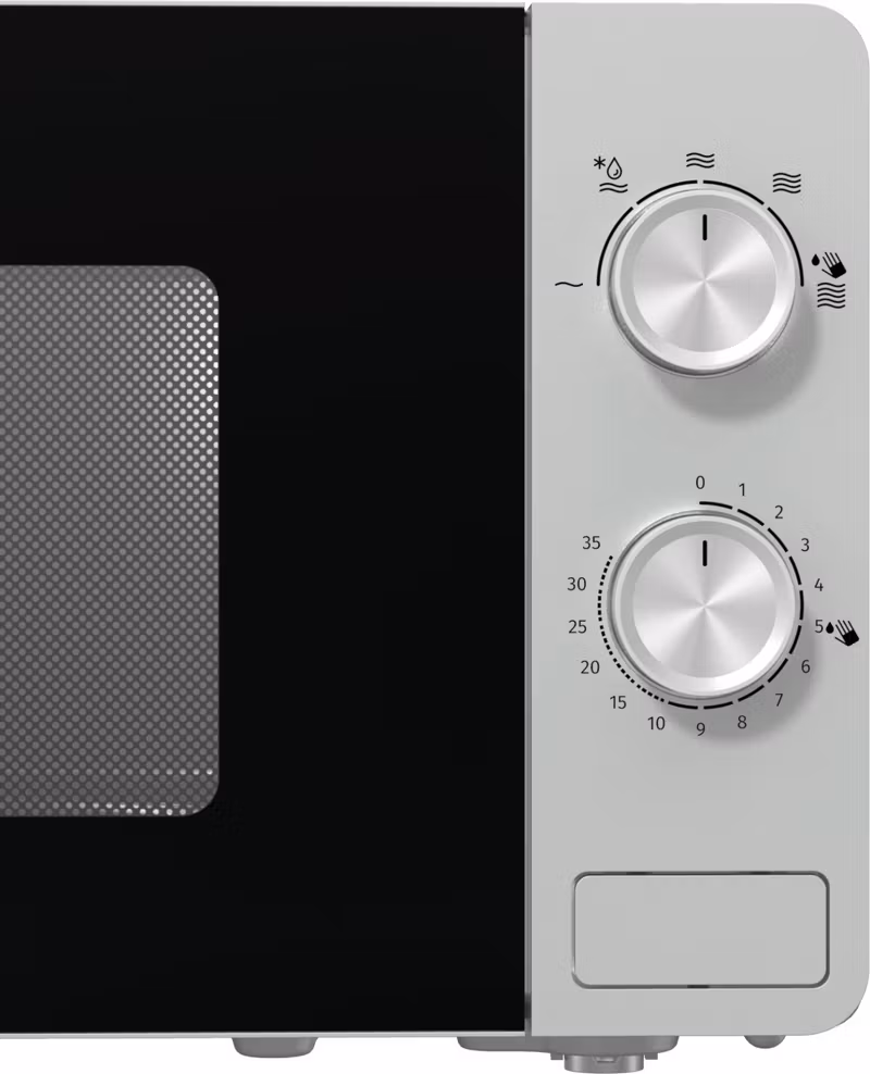 Gorenje MO20E1S svart, rostfritt stål Solo-mikrovågsugn för montering över spis 20 L 800 W
