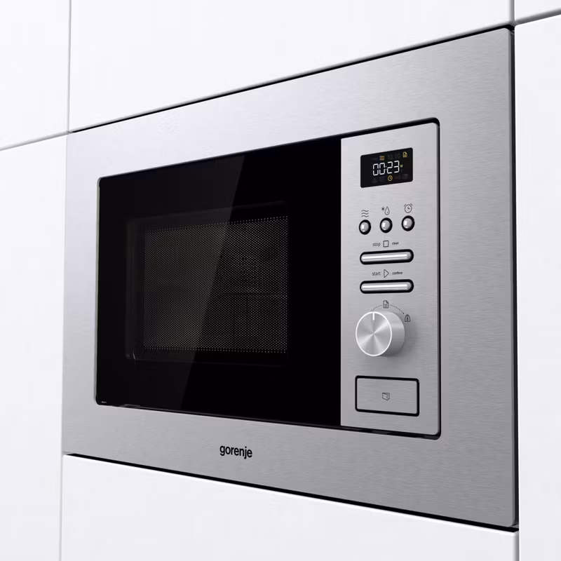 Gorenje BMI201AG1X Inbyggd kombinationsmikrovågsugn i rostfritt stål 20 L 800 W