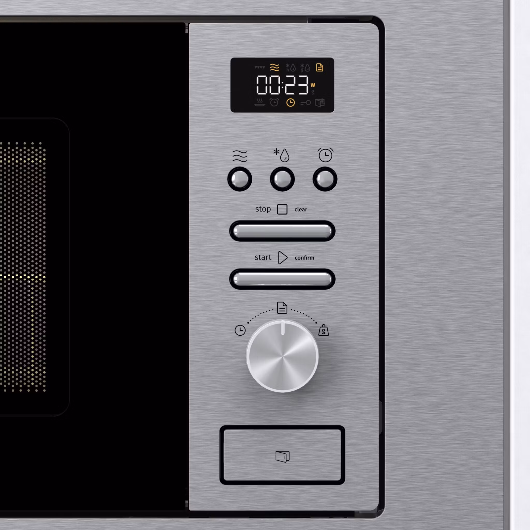 Gorenje BMI201AG1X Inbyggd kombinationsmikrovågsugn i rostfritt stål 20 L 800 W