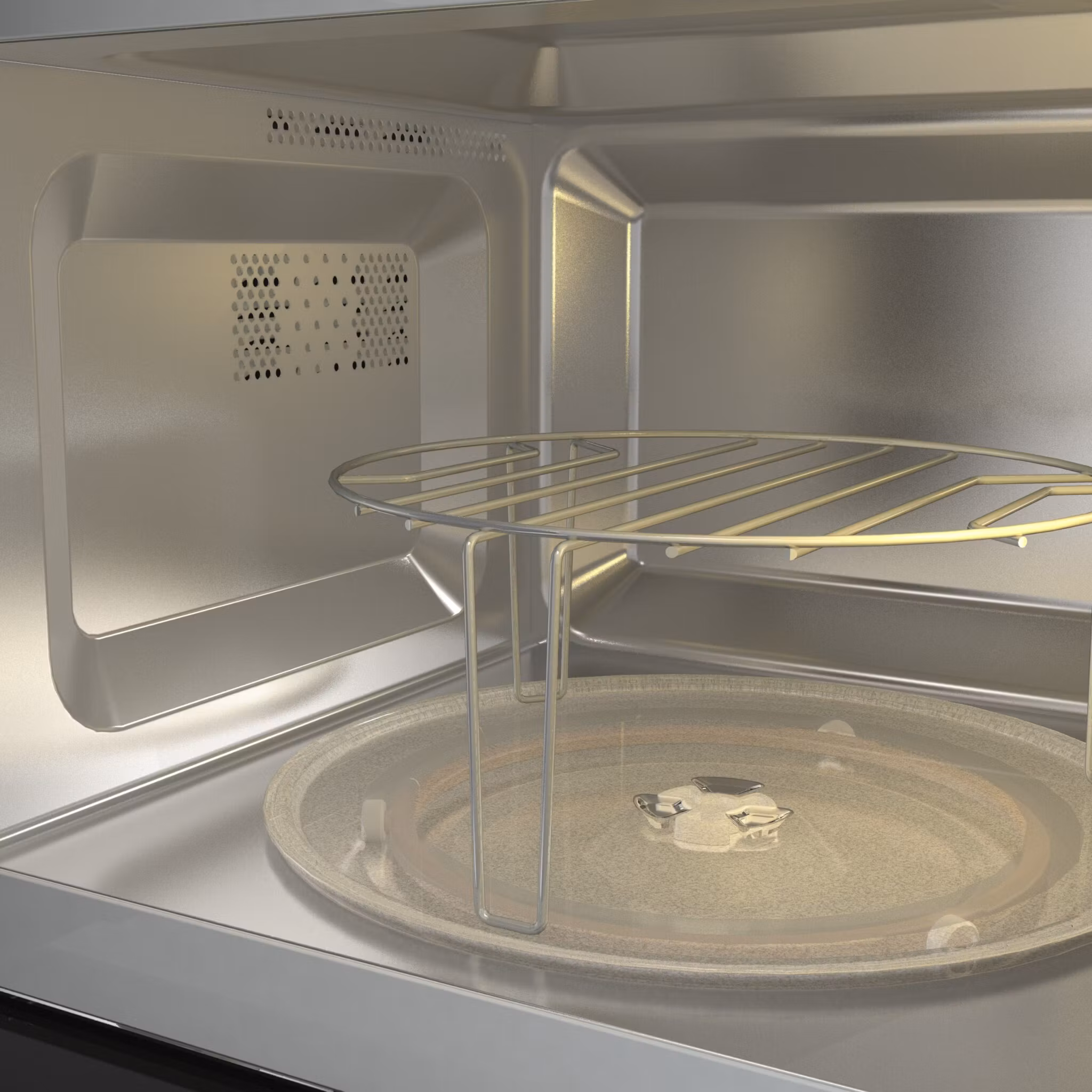 Gorenje BMI201AG1X Inbyggd kombinationsmikrovågsugn i rostfritt stål 20 L 800 W