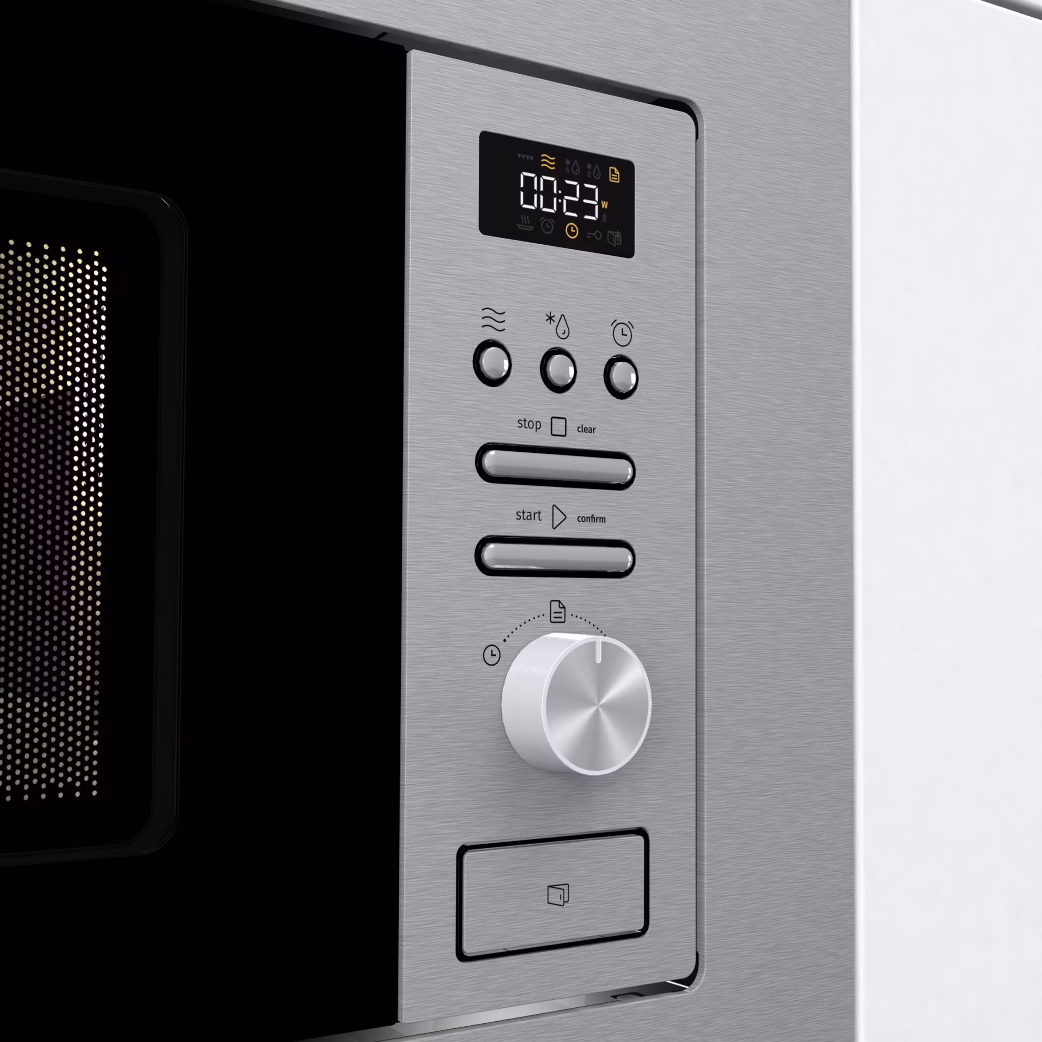 Gorenje BMI201AG1X Inbyggd kombinationsmikrovågsugn i rostfritt stål 20 L 800 W