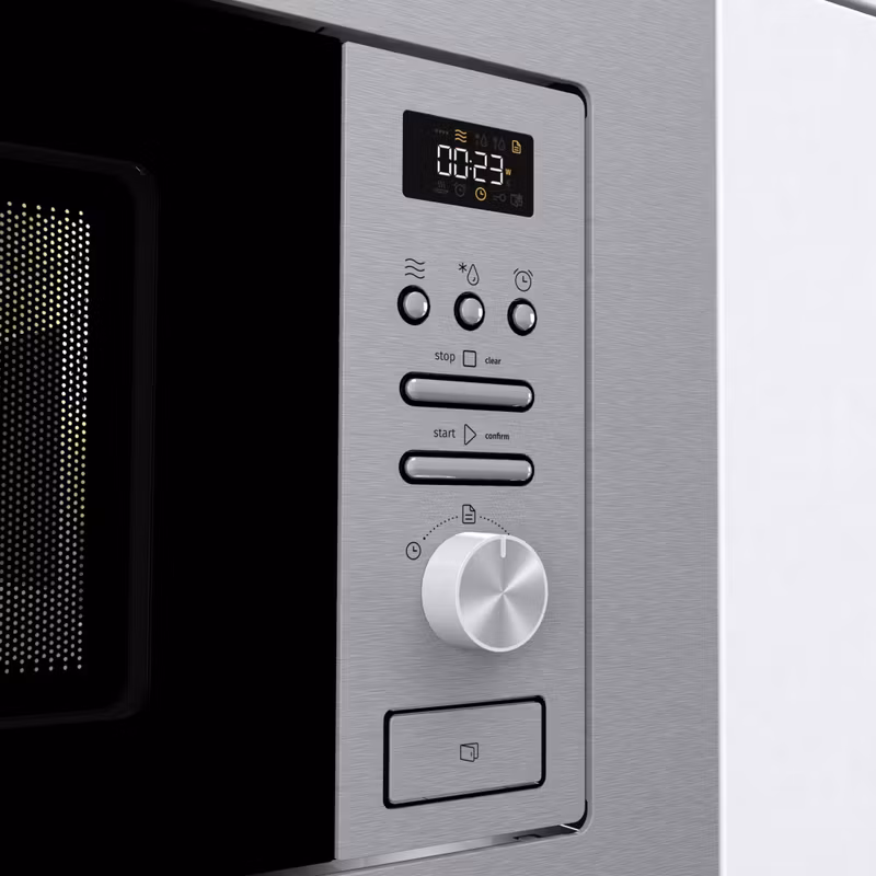 Gorenje BMI201AG1X Inbyggd kombinationsmikrovågsugn i rostfritt stål 20 L 800 W