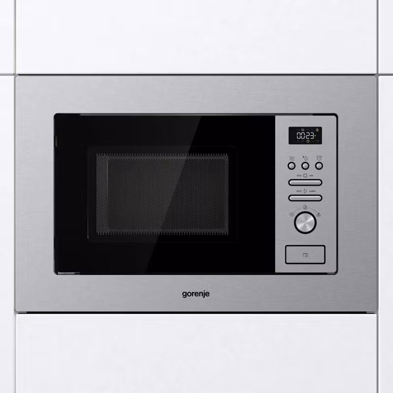 Gorenje BM201AG1X Inbyggd mikrovågsugn med grill, rostfritt stål, 20 L, 800 W
